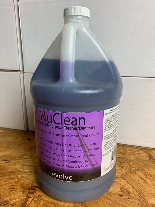 lot 163 image: New 1 Gallon Jug of Evolve NuClean Metabolic All-Purpose Cleaner Degreaser