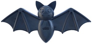 lot 15 image: 8 Never Been Used Sodapup Vampire Bat Ultra Durable Nylon Dog Chew Toys For Aggressive Chewers, Black