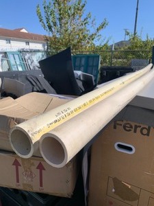 lot 9 image: 2 - 10ft Long Large Heavy Duty Industrial 2 SSR 11 CPVC Pipes