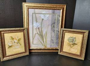 lot 112 image: (3) Pictures (2 are 11.5x13.5 and 1 is 21x25)