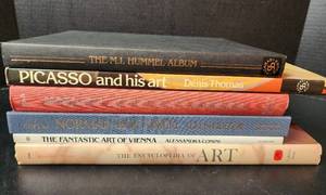 lot 145 image: (6) Art Books (located in basement)