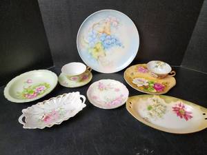 lot 170 image: Hand Painted China (located in basement)