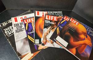 lot 191 image: Special Editions of Time and Life Magazines (located in basement)
