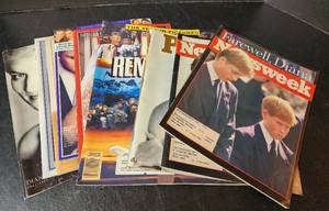 lot 193 image: Special Editions of Time and Life Magazines (located in basement)