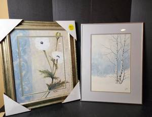 lot 206 image: (2) Paintings (located in basement)