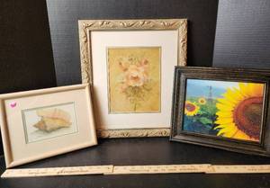 lot 227 image: (3) Pictures (see pics for measurements) - located in basement