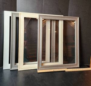lot 228 image: (4) Picture Frames 19x23 (2 have glass) - Located in basement
