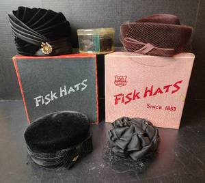 lot 236 image: Vintage Hats and Hat Boxes (located in basement)