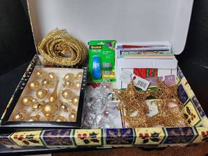 lot 252 image: Christmas Cards, Christmas Decorations, and Ornaments (located in basement)
