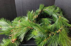 lot 262 image: (2) 9 Christmas Garland (located in basement)