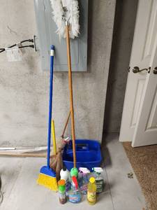 lot 298 image: Household Cleaning Supplies (located in basement)