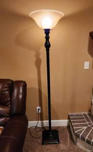 lot 314 image: 3-Way Floor Lamp 72 (Works - Located in Basement)