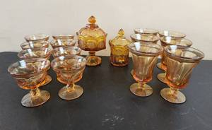 lot 502 image: Amber Glassware
