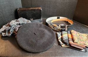 lot 572 image: Purse, Scarves, and Belts