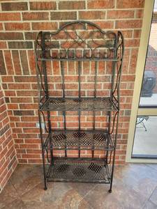 lot 800 image: Metal Folding Shelf 27x14x64