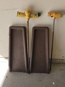 lot 815 image: (2) New Gutter Down Splashes and (2) Sprinklers