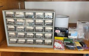 lot 823 image: Hardware Organizers with Hardware