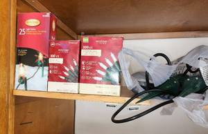 lot 837 image: Christmas Lights and (3) Spotlights