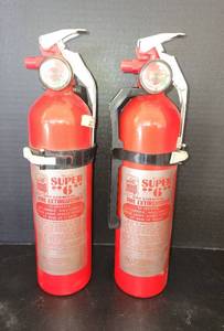 lot 851 image: (2) Fire Extinguishers