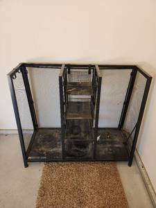 lot 857 image: Metal Storage Shelf 38x16x33