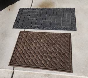lot 859 image: (2) Doormats
