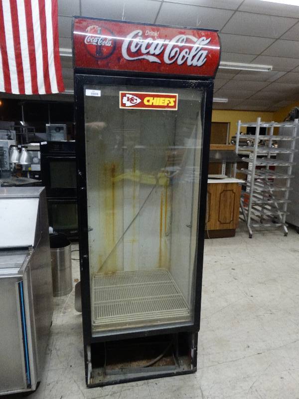 lot 128 image: Coca-Cola Glass Front Cooler.
