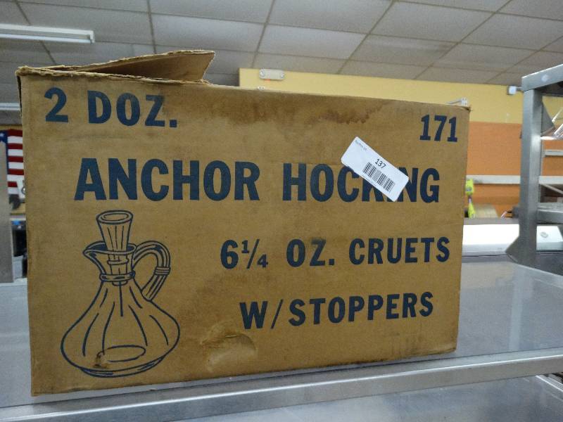 lot 137 image: Partial Case Of Cruets WStoppers.
