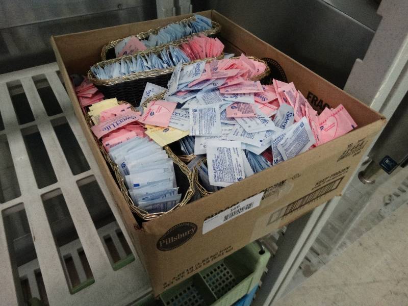 lot 166 image: Box Of Sweeteners.