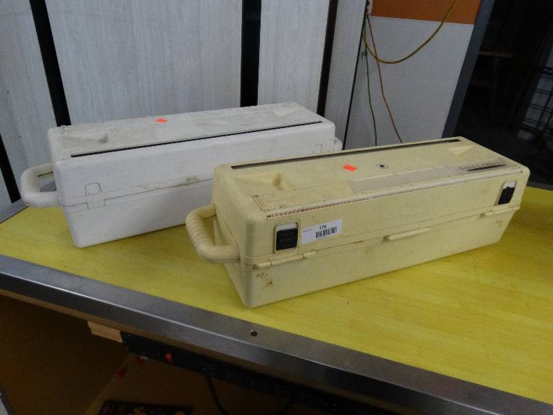 lot 178 image: 2 Food Plastic Wrap Dispensers WPlastic Wrap.