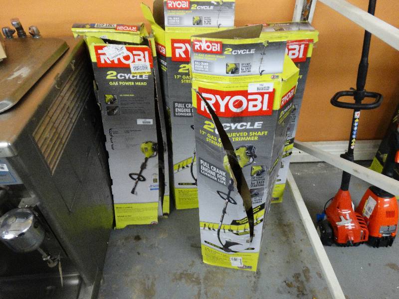 lot 192 image: 4 Ryobi Gas Weed Eaters.