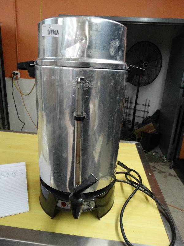 lot 211 image: Westbend Coffee Urn Coffee Maker.