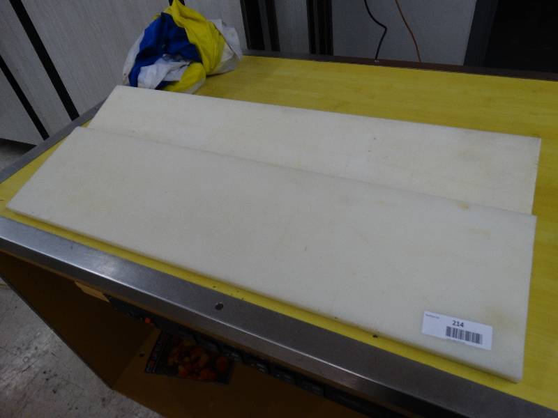 lot 214 image: 2 Poly Cutting Boards.