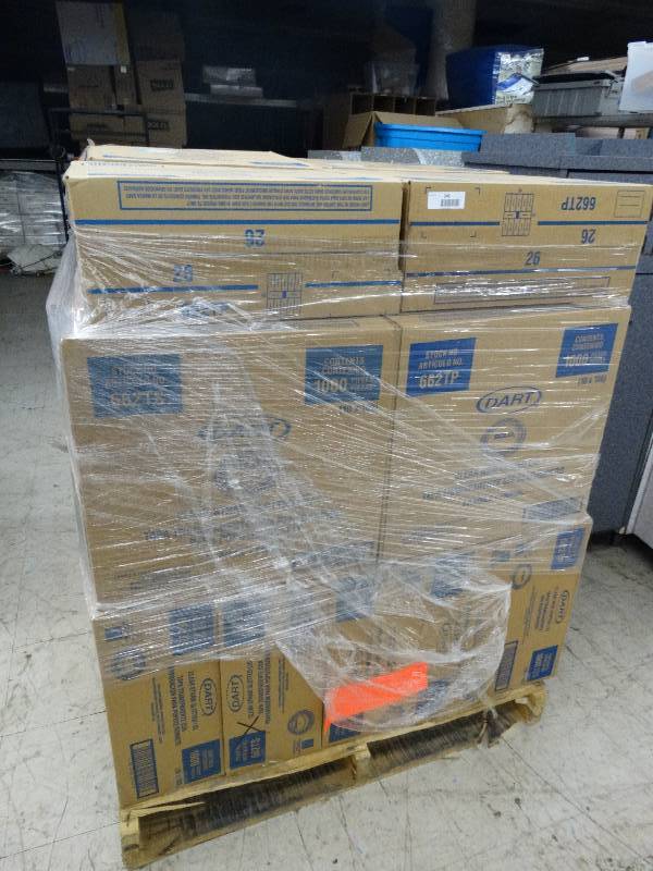 lot 246 image: Pallet Of 29 Cases Of New Solo Cup Lids.