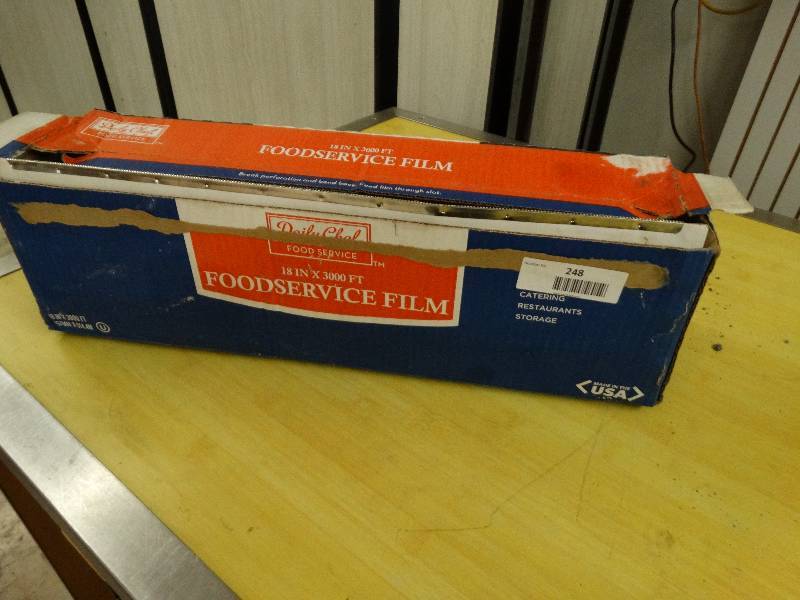 lot 248 image: Large Roll Of 18 Food Service Film.
