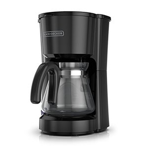 lot 22697 image: Black  Decker 5-Cup Coffeemaker, Black
