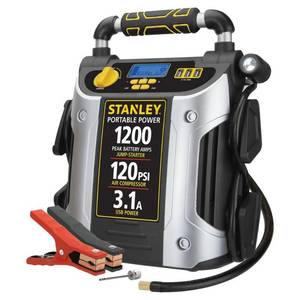 lot 22698 image: Stanley Portable Power Jump Starter, SIlver