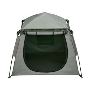 lot 22708 image: California Beach Co Pop N Go Pet Playpen, Grey (Retails $70)