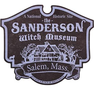 lot 22758 image: Spirit Halloween Sanderson Museum of Witchcraft Hocus Pocus Sign