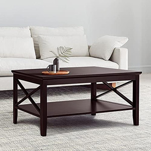 lot 22767 image: ChooChoo Oxford Wood Coffee Table, Espresso (40) (Appears NEW)