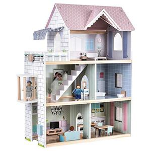 lot 23047 image: Giant Bean Wooden Dollhouse with Elevator (2.6 H)  (See Description)