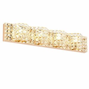 lot 23061 image: Popity Home Crystal Vanity Light, Gold