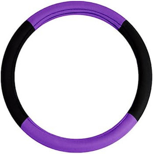 lot 23519 image: FH Group Universal Fit Steering Wheel Stretchable Cover, Purple (Retails $20)