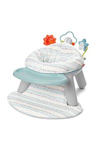 lot 23534 image: Skip Hop 2-in-1 Sit-up Activity Baby Chair, Silver Lining Cloud