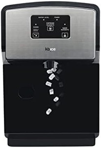 lot 23579 image: KBice Self Dispensing Countertop Nugget Ice Maker, Stainless Steel  (Retails $349)