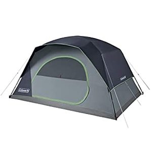 lot 23588 image: Coleman Skydome 6 Person Camping Tent, Blue