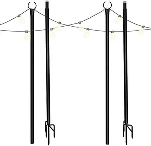 lot 26342 image: Holiday Styling String Light Pole
