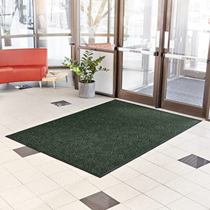 lot 26846 image: Aquasorb Premiere Heavy Duty Non-Slip Rubber Backed Entrance Mat, Pine  (24 x 35)