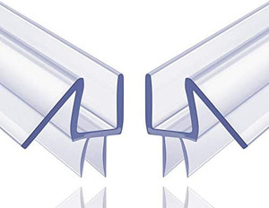 lot 26847 image: Frameless Shower Door Bottom Seal  (38 x 39)  (2 Pack)