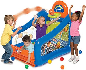 lot 27344 image: Little Tikes Hoop It Up Play Center Ball Pit Toy  (Retails $40)