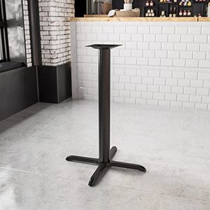 lot 27376 image: Flash Furniture Restaurant Table X-Base with 4 Dia. Bar Height Column (33 x 33)